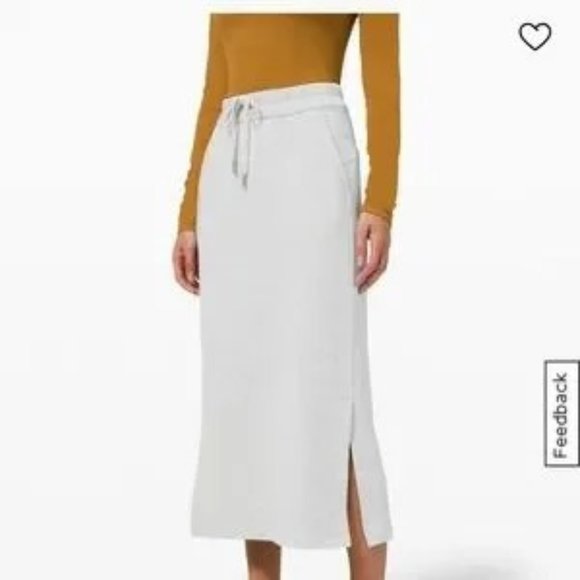 lululemon athletica Dresses & Skirts - Lululemon Bound to Bliss Midi Skirt 12